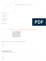 HTML Table (With Examples)