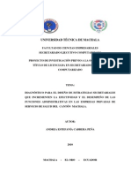 La Secretraria en Los Centros de Atencion en Salud