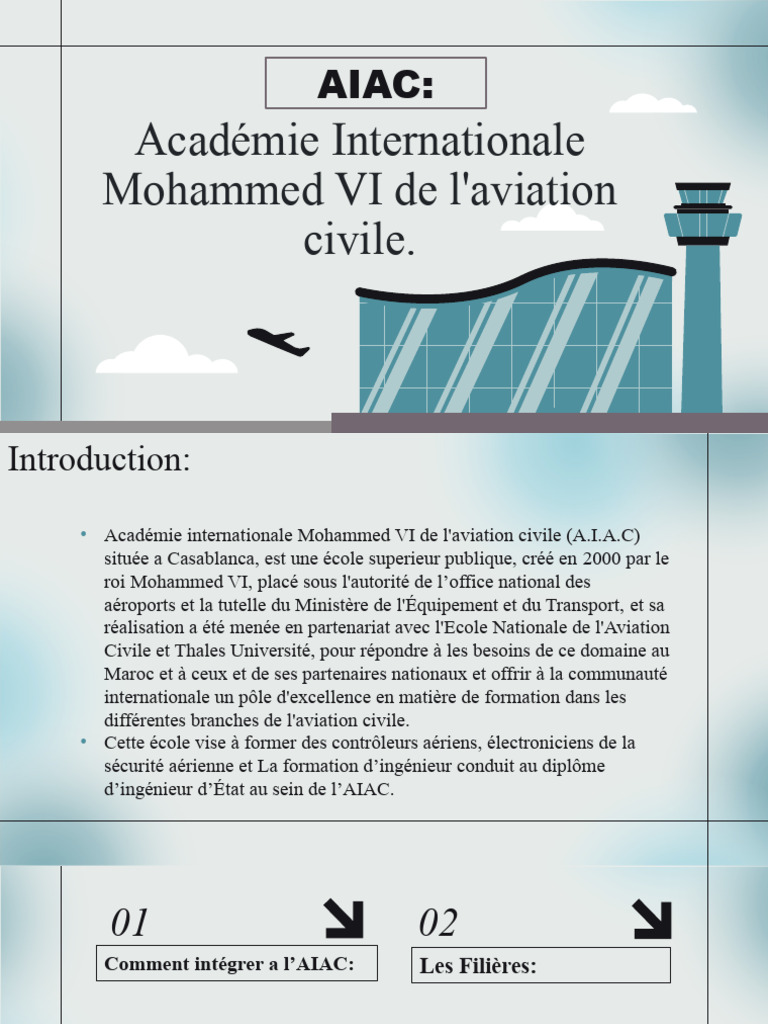 Admission et filières à l'AIAC | PDF | Ingénierie