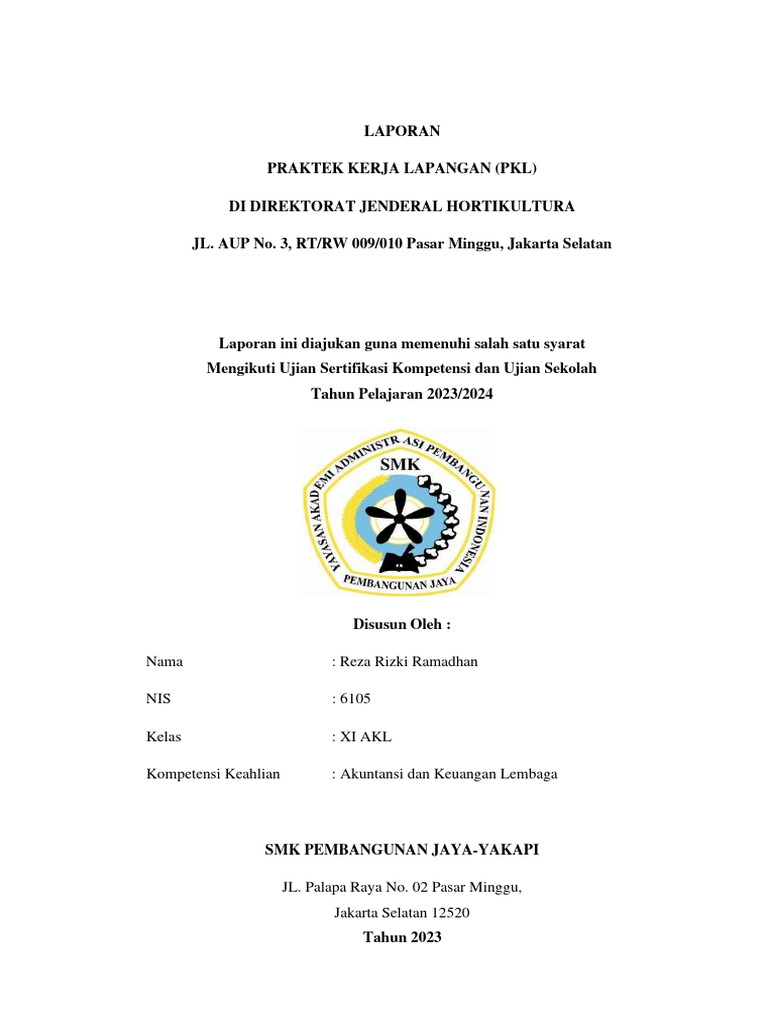 Laporan PKL Part 2 Reza Rizki Ramdhan | PDF
