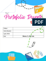 Portafolio Docente Basica I, Ii y Iii Ciclo | PDF