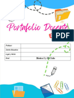 Portafolio Docente Basica I, Ii y Iii Ciclo