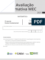 1 Avaliação Formativa MEC: Caderno