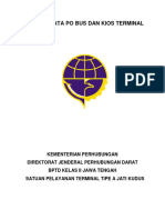 Laporan Data Po Bus Dan Kios Terminal Tipe A Jati Kudus 2023.