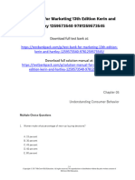 Marketing 13Th Edition Kerin Test Bank Full Chapter PDF