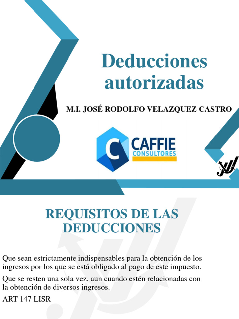 Requisitos para Deducciones Fiscales | PDF