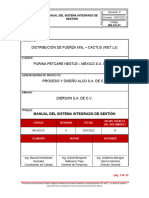 MA-SGI-01 Manual Del Sistema de Gestión Integrado Dierson