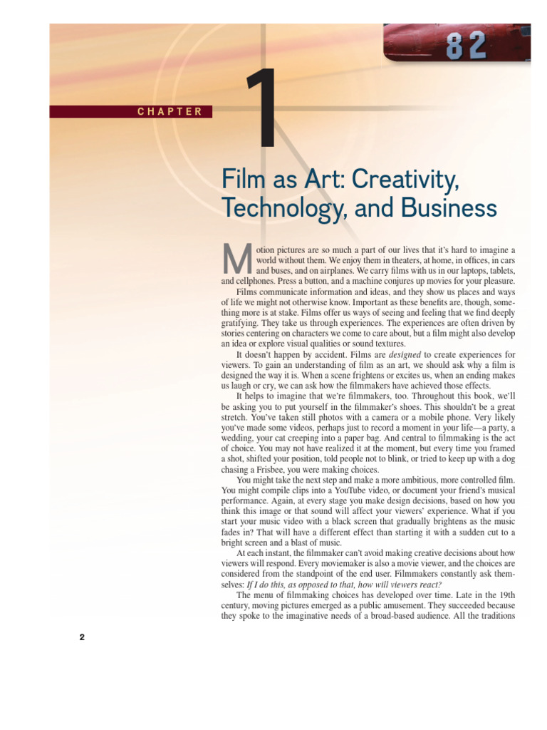 Understanding Film as Art and Business | PDF | Cinematography | Image