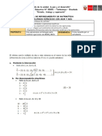 Ficha de Reforzamiento de Matemática