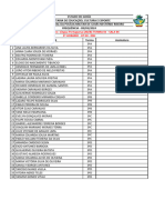 Relação Das Turmas Reforço 2024 - 3º Ano