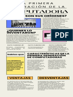 Infografía de Periódico Moderno Ordenado Colorido