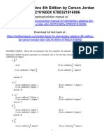 Elementary Algebra 4Th Edition Sullivan Test Bank Full Chapter PDF