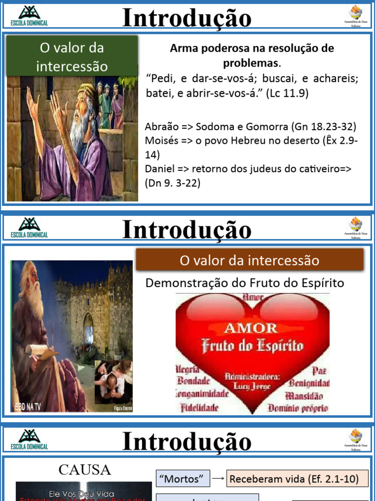 O Poder da Intercessão na Oração | PDF | Oração | Crença e doutrina ...