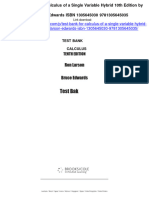 Test Bank For Calculus of A Single Variable Hybrid 10Th Edition by Larson Edwards Isbn 1305645030 9781305645035 Full Chapter PDF