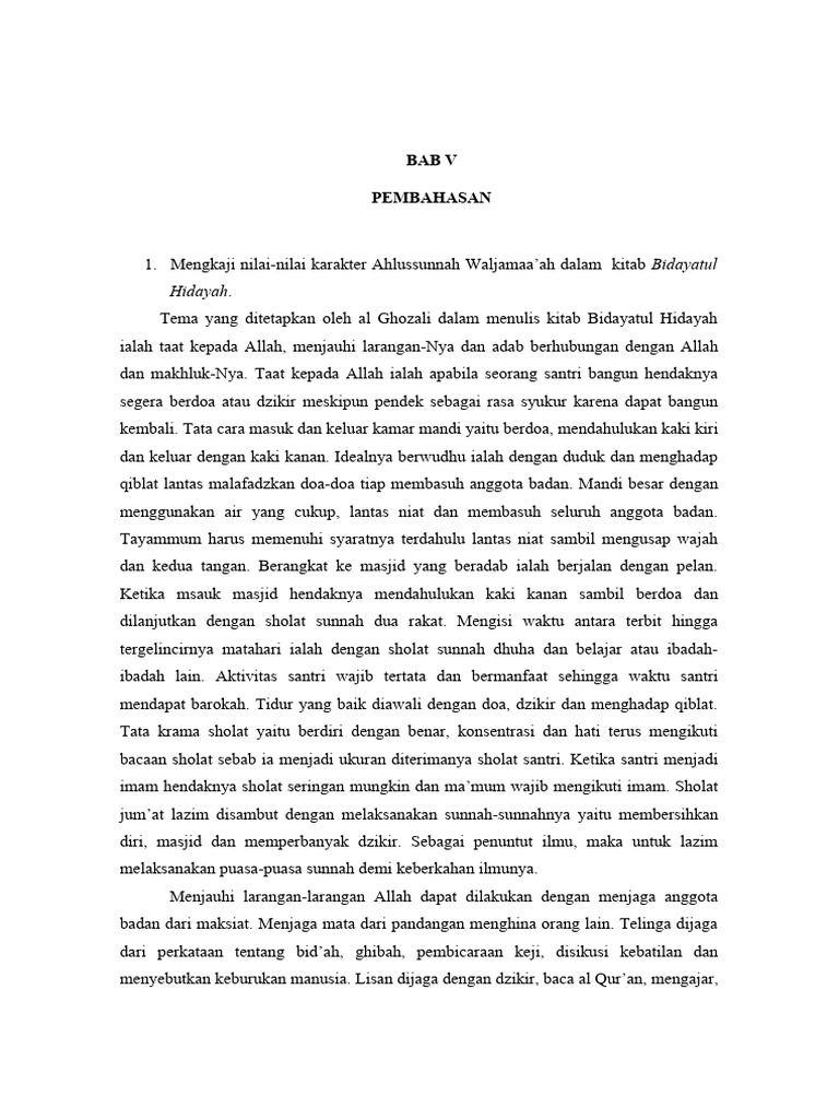 Bab 5 | PDF