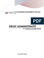 Document de MR BERCHICHE Droit Administratif - Modification-IMED