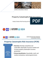 Property Catastrophe Risk Insurance