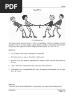 Basic Tug of War Rules and Guidelines | PDF