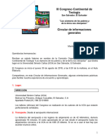 CIRCULAR de INFORMACIONES GENERALES