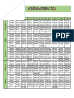 Horario Ae 2024 - Matutino