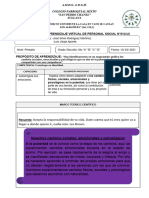 Activ de Aprend. 01 (I-U) P.S 6to Los Cambios Fisicos Sociales y Psicologicos.