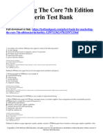 Marketing The Core 7Th Edition Kerin Test Bank Full Chapter PDF