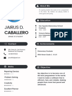 Black & White Minimalistic Professional Resume