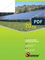 Catalog Sunerg Panouri Solare Fotovoltaice 2010