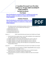 Test Bank For Canadian Personal Care Provider Canadian 1St Edition by Wolgin Isbn 0132984679 9780132984676 Full Chapter PDF