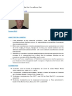 Reniteau JEAN - Curriculum Vitae