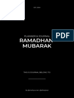 Ramadhan Mubarak Planner Journal .