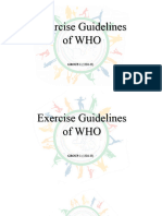 EXERCISE GUIDELINES OF WHO(PPT)