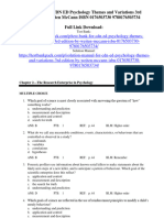 Test Bank For CDN Ed Psychology Themes and Variations 3Rd Edition by Weiten Mccann Isbn 0176503730 9780176503734 Full Chapter PDF