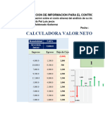 Plantilla Calculadora Valor Actual Neto VAN-2