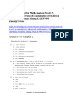 Solution Manual For Mathematical Proofs A Transition To Advanced Mathematics 3rd Edition Chartrand Polimeni Zhang 0321797094 9780321797094