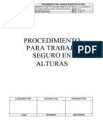 Procedimiento de Trabajo en Altura