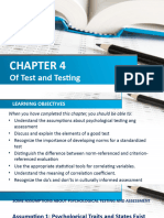 Chapter 4 - of Test and Testing