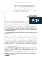 Aprática Pedagógica No Atendimento Educacional Especializado para o Aluno Com Deficiência Intelectual