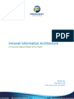 Information Architecture For Intranets White Paper Sept 2012