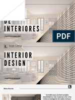 Cópia de Site de Portfólio Design de Interiores Arquitetura Minimalista Moderno Claro Preto Branco