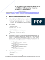 Matlab Programming With Applications For Engineers 1St Edition Chapman Solutions Manual Full Chapter PDF