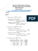 Mathematics of Finance Canadian 8Th Edition Brown Solutions Manual Full Chapter PDF