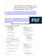 Mathematics With Applications in The Management Natural and Social Sciences 11Th Edition Lial Hungerford Holcomb Mullins 9780321931078 Solution Manual Full Chapter PDF