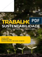 Trabalho de Sustentabilidade