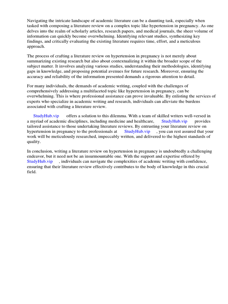 Laboratory Request Hypertension In Pregnancy