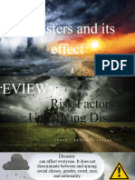 Disasters and Its Effect: Drrr-Group 3 Presentation