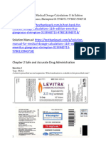 Medical Dosage Calculations 11Th Edition Emeritus Giangrasso Shrimpton 0133940713 9780133940718 Test Bank Full Chapter PDF