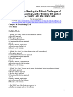 Meeting The Ethical Challenges of Leadership Casting Light or Shadow 6Th Edition Johnson Test Bank Full Chapter PDF