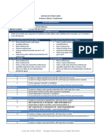 Lista de Utiles 1o Basico 2024 Tradicional