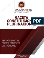 MRZ Primer-Semestre-Tomo-Iv Gaceta Constitucional 2020